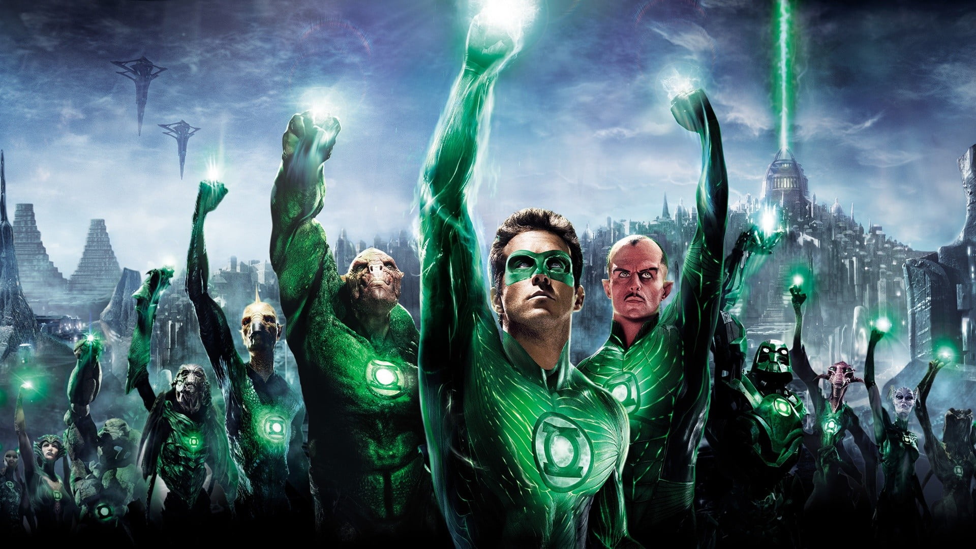 Green Lantern illustration, Green Lantern