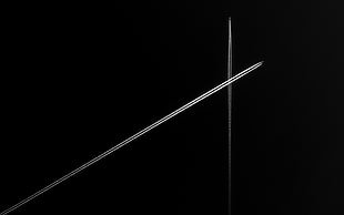 aircraft, artwork, minimalism, black HD wallpaper