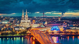 Cologne Cathedral, Germany, cityscape, Cologne, Cologne Cathedral, Germany HD wallpaper