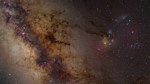 Nebula wallpaper, space, Milky Way