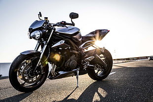 black naked motocycle