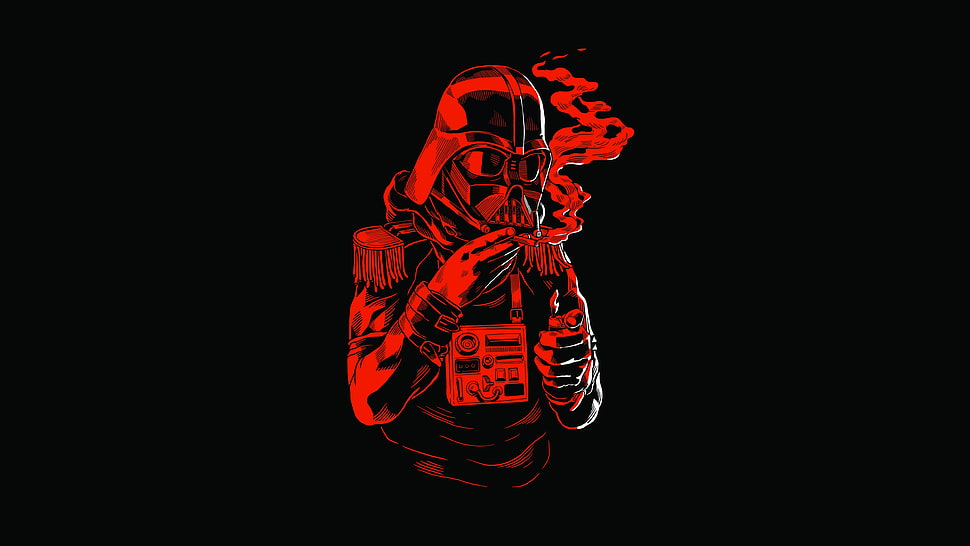 Star Wars Darth Vader graphic wallpaper HD wallpaper