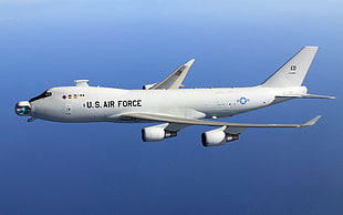 U.S. Air Force plane, US Air Force, military aircraft, Boeing 747, aircraft HD wallpaper