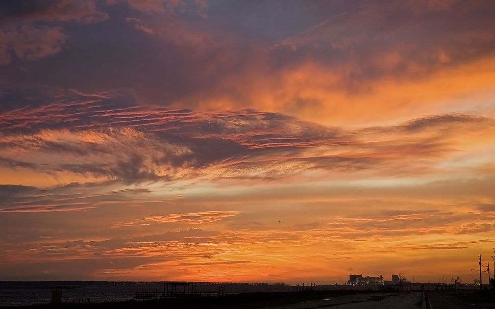 sunset HD wallpaper