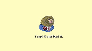 monkey illustration, quote