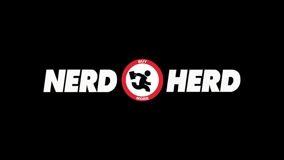 Nerd Hered text, Chuck, TV HD wallpaper