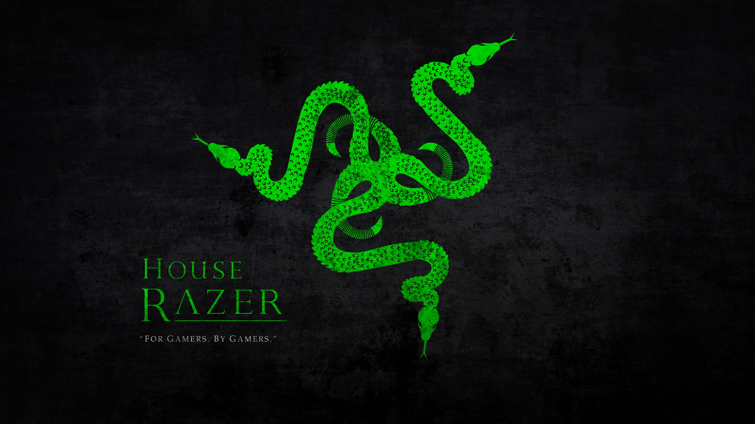Razer logo, 2K, Razer, Razer Inc., green