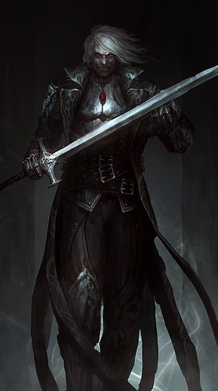 male with sword character, Magic: The Gathering, Gamer
