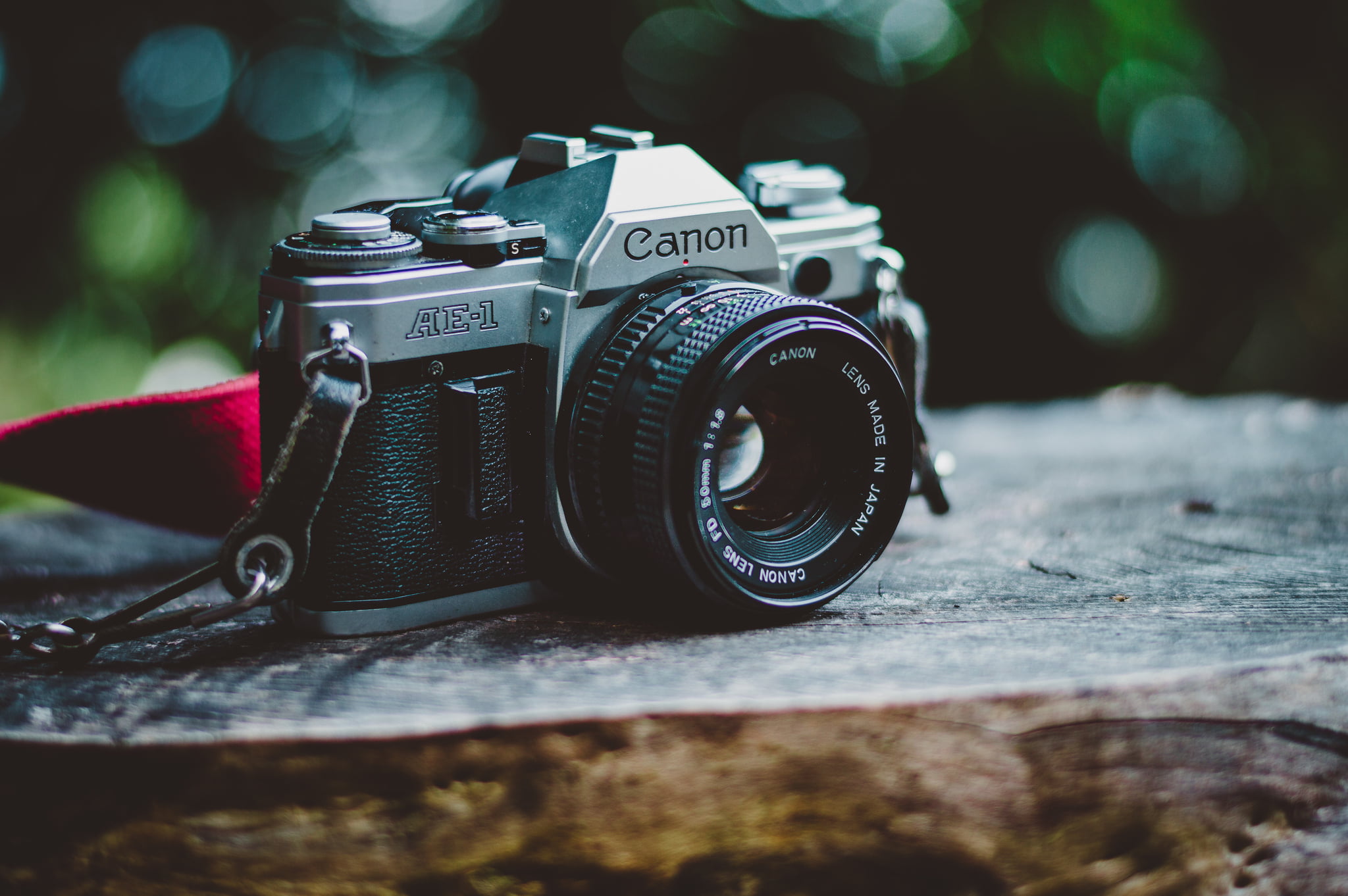 black and gray Canon DSLR camera in tilt shift lens photography