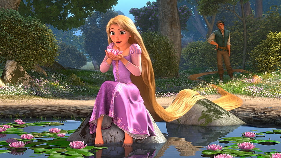 Disney Tangled Rapunzel, Tangled, Rapunzel HD wallpaper