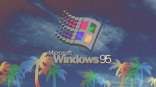 Microsoft Windows 95 digital wallpaper