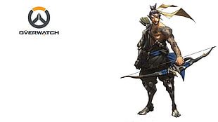 armored man illustration, Overwatch, Hanzo (Overwatch)