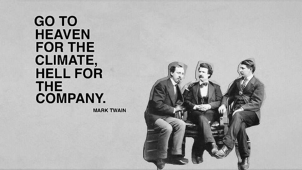 three suit jackets with text overlay, quote HD wallpaper