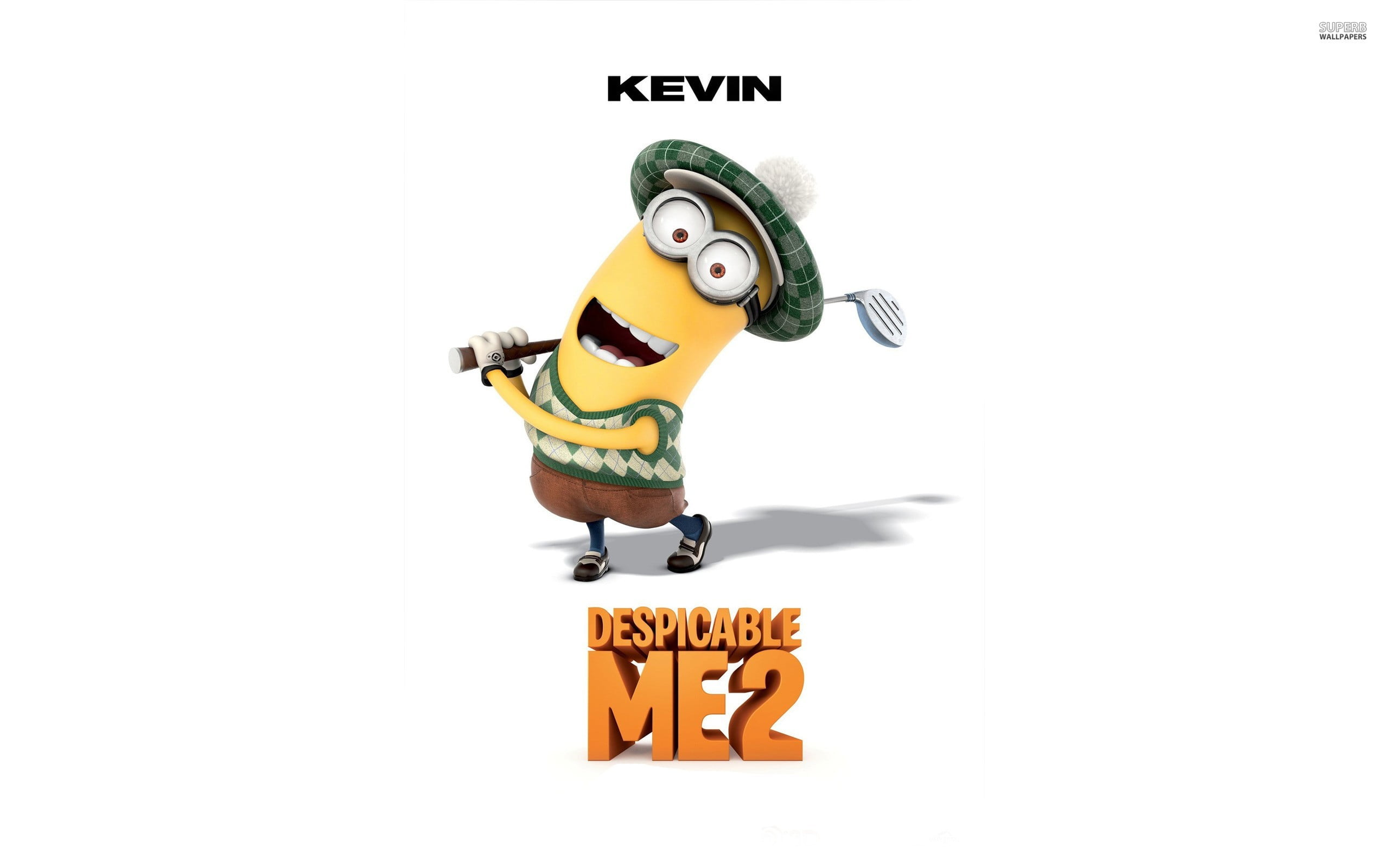 Minion Kevin illustration, Despicable Me, minions, beach, animated movies