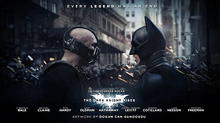 The Dark Knight poster, movies, Bane, Batman, The Dark Knight Rises HD wallpaper