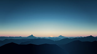 aerial photography of mountains during day time