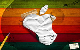Apple logo artwork