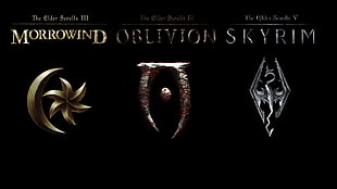 Morrowind, Oblivion, and Skyrim logo