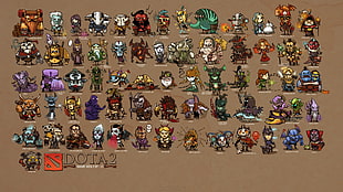assorted Dota 2 character digital wallpaper, Dota, Dota 2, Defense of the ancient, Valve HD wallpaper