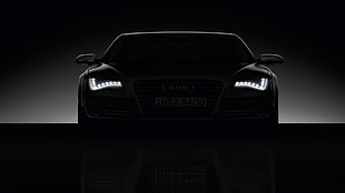 silhouette of Audi R8