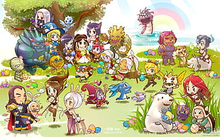 League of Legends characters wallpaper, manga, League of Legends