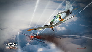 War Thunder poster, War Thunder, airplane, Gaijin Entertainment, Focke-Wulf Fw 190 HD wallpaper