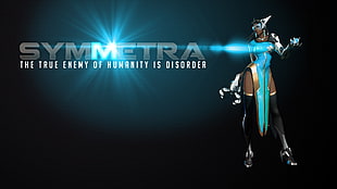 Symmetra 3D character, Blizzard Entertainment, Overwatch, Symmetra (Overwatch) HD wallpaper