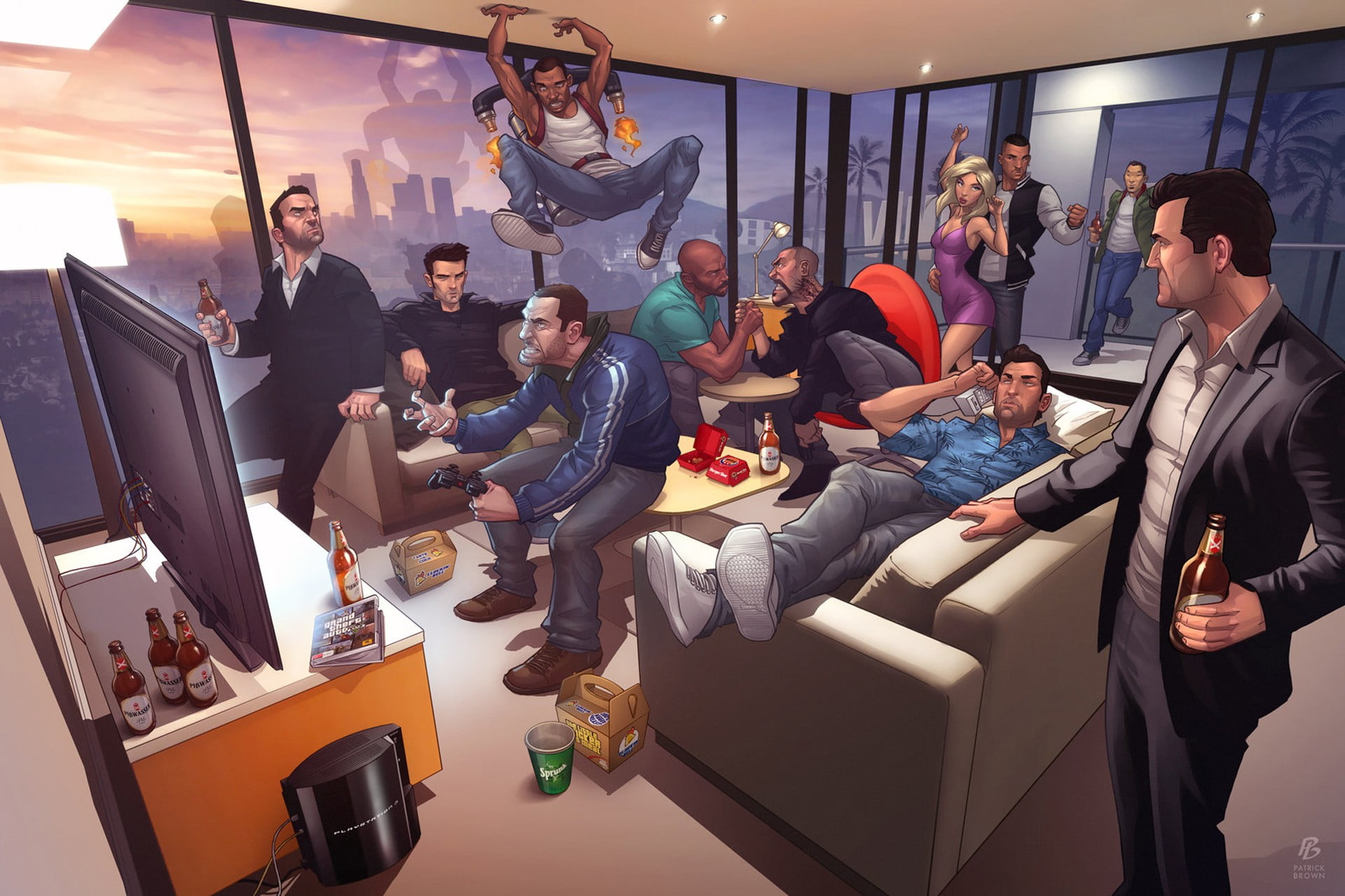 GTA 5 wallpaper, video games, Grand Theft Auto, Tommy Vercetti