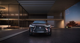brown Lexus concept vehicle -