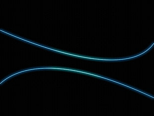 two blue lines clipart, abstract, lines HD wallpaper