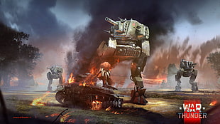 War Thunder digital wallpaper, War Thunder, Gaijin Entertainment, tank, KV-2