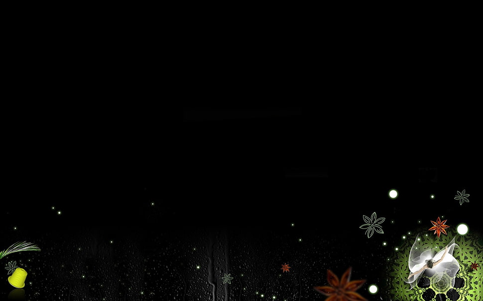 black HD wallpaper