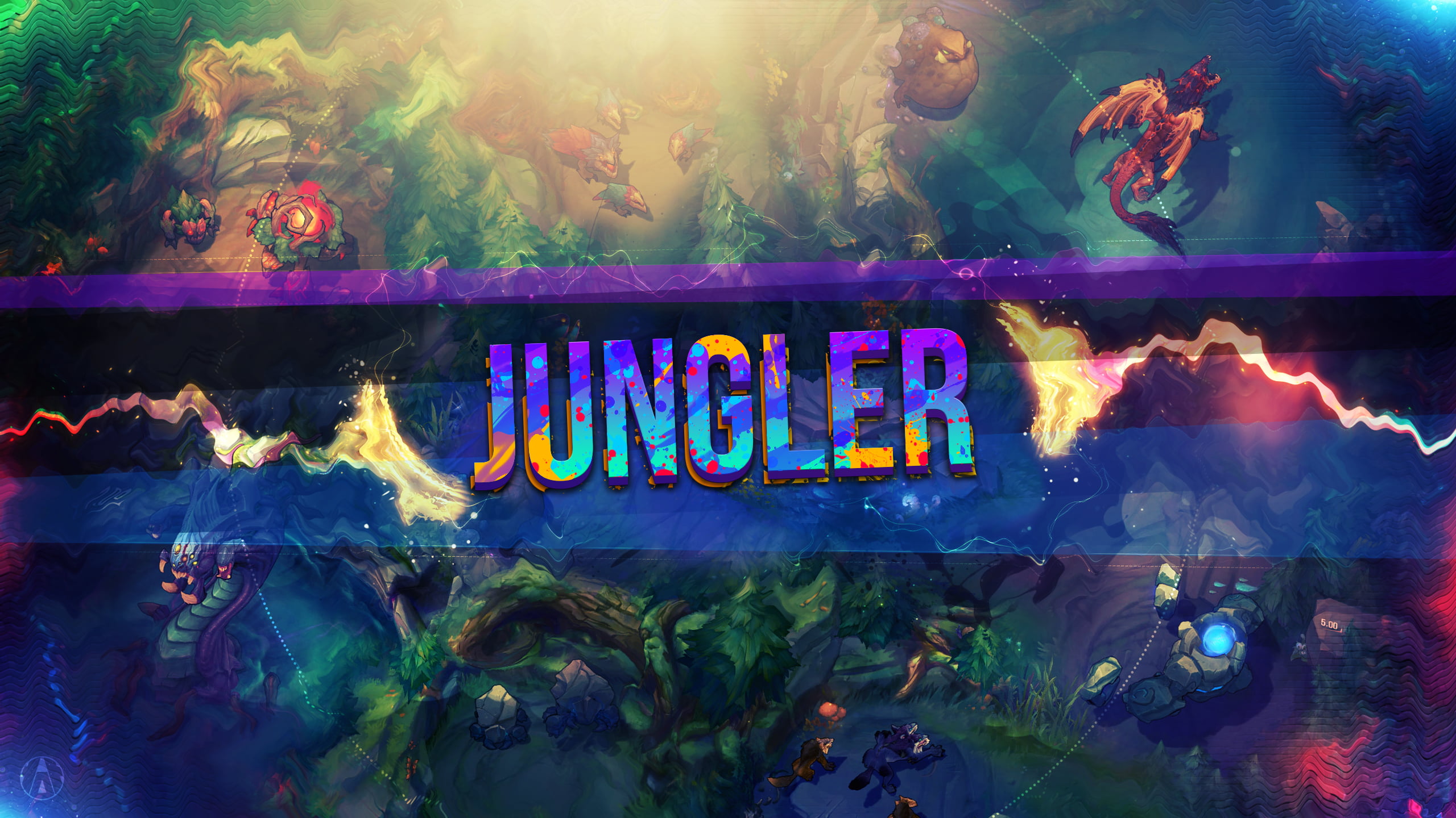 Jungler text, League of Legends
