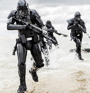 Star Wars characters, Imperial Death Trooper, Star Wars, water, Rogue One: A Star Wars Story HD wallpaper