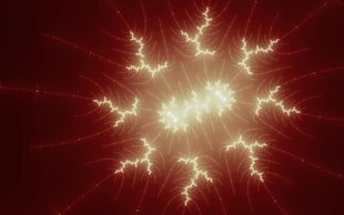 red and yellow electric background