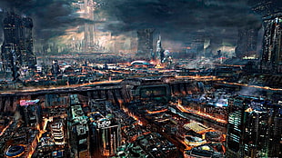 digital wallpaper, cyberpunk, science fiction, city, Remember Me HD wallpaper