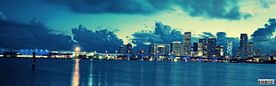 body of water, cityscape, city, Miami, skyline