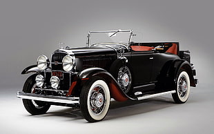 vintage black roadster, 1931 Buick, car, vintage, Oldtimer