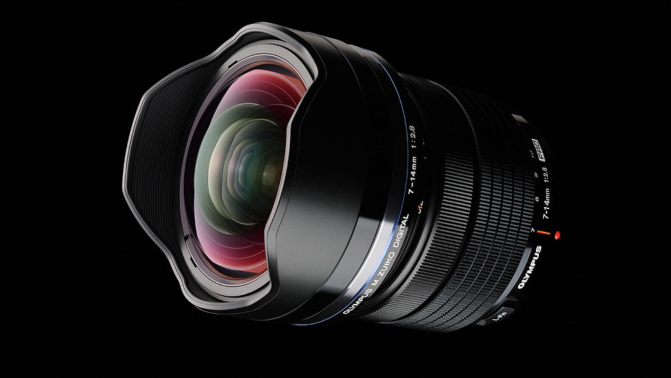 black DSLR camera lens HD wallpaper