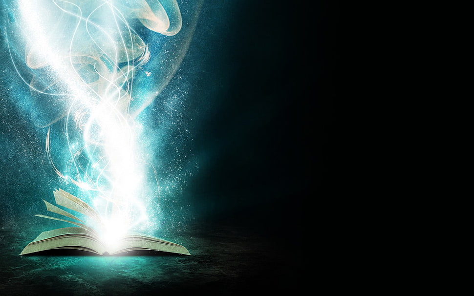brown book, fantasy art HD wallpaper