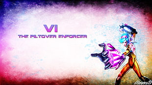 VI the Piltover Enforcer wallpaper, Vi (League of Legends), League of Legends, video games