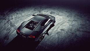 black sports coupe, Lamborghini Murcielago LP640-4, Lamborghini Murcielago, Lamborghini, car