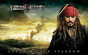 Captain Jack Sparrow digital wallpaper, movies, Pirates of the Caribbean: On Stranger Tides, Jack Sparrow HD wallpaper