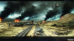 battle Field 3 game screenshot, Battlefield 3, war