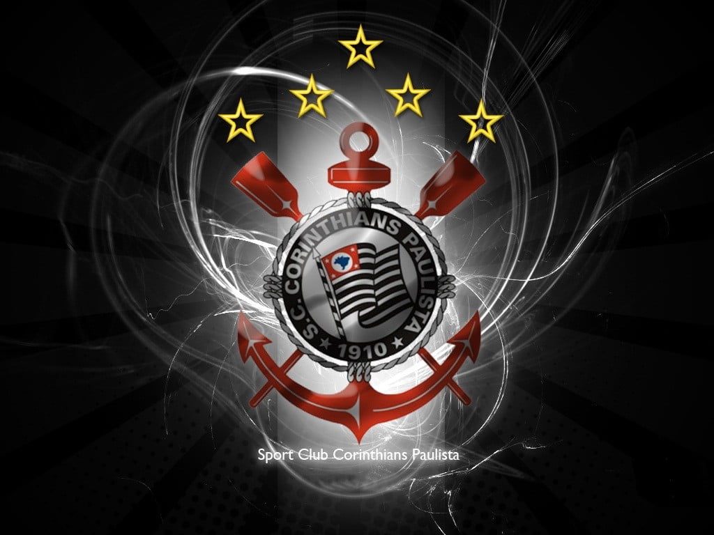 red and black corded computer mouse, soccer, Corinthians, Brasil