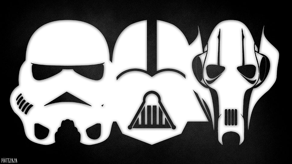 Star Wars characters illustration, Star Wars, Darth Vader, stormtrooper, grievous HD wallpaper
