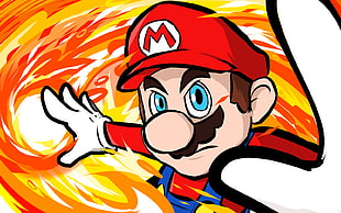 Super Mario illustration, ishmam, Super Mario, Super Mario Bros., Mario Bros.