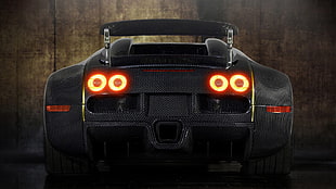 gray and black radio, Bugatti Veyron, car, carbon fiber , sports car HD wallpaper