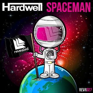 Hardwell Spaceman text, album covers, Hardwell, spaceman, Revealed Recordings HD wallpaper