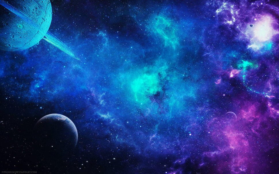 galaxy photo, space, 3D, Funerium, galaxy HD wallpaper